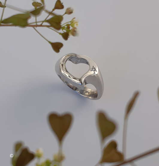 Bague Coeur Diamant