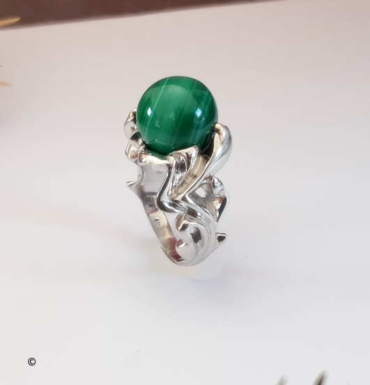 Bague Anaïs Malachite